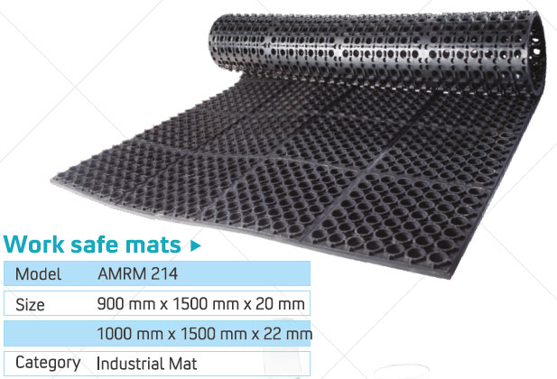 Raised-Hole Kitchen Floor Mat